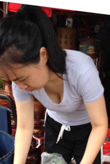 街拍成都老城美女图片